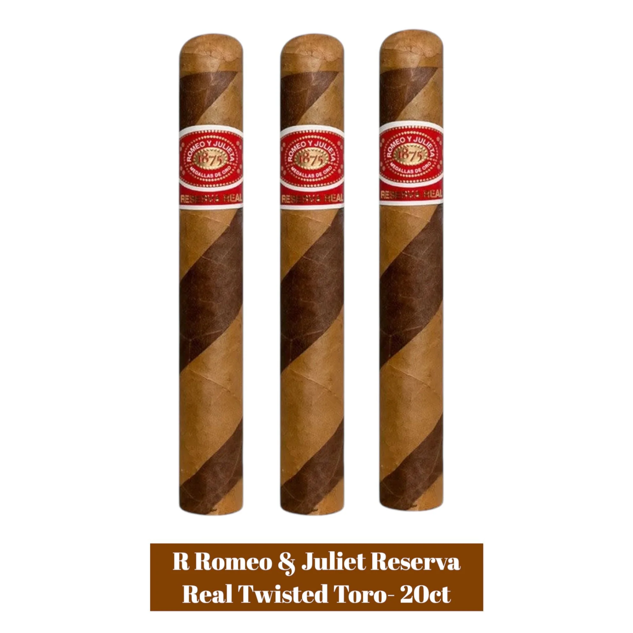 Romeo & Juliet Reserva Real Twisted Toro- 20ct - Image 2