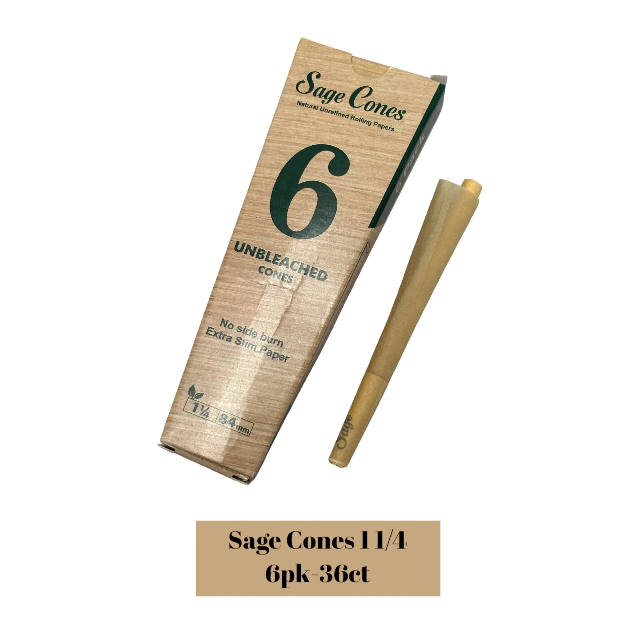 Sage Cones 1 1/4 6pk- 36ct Display - Image 2