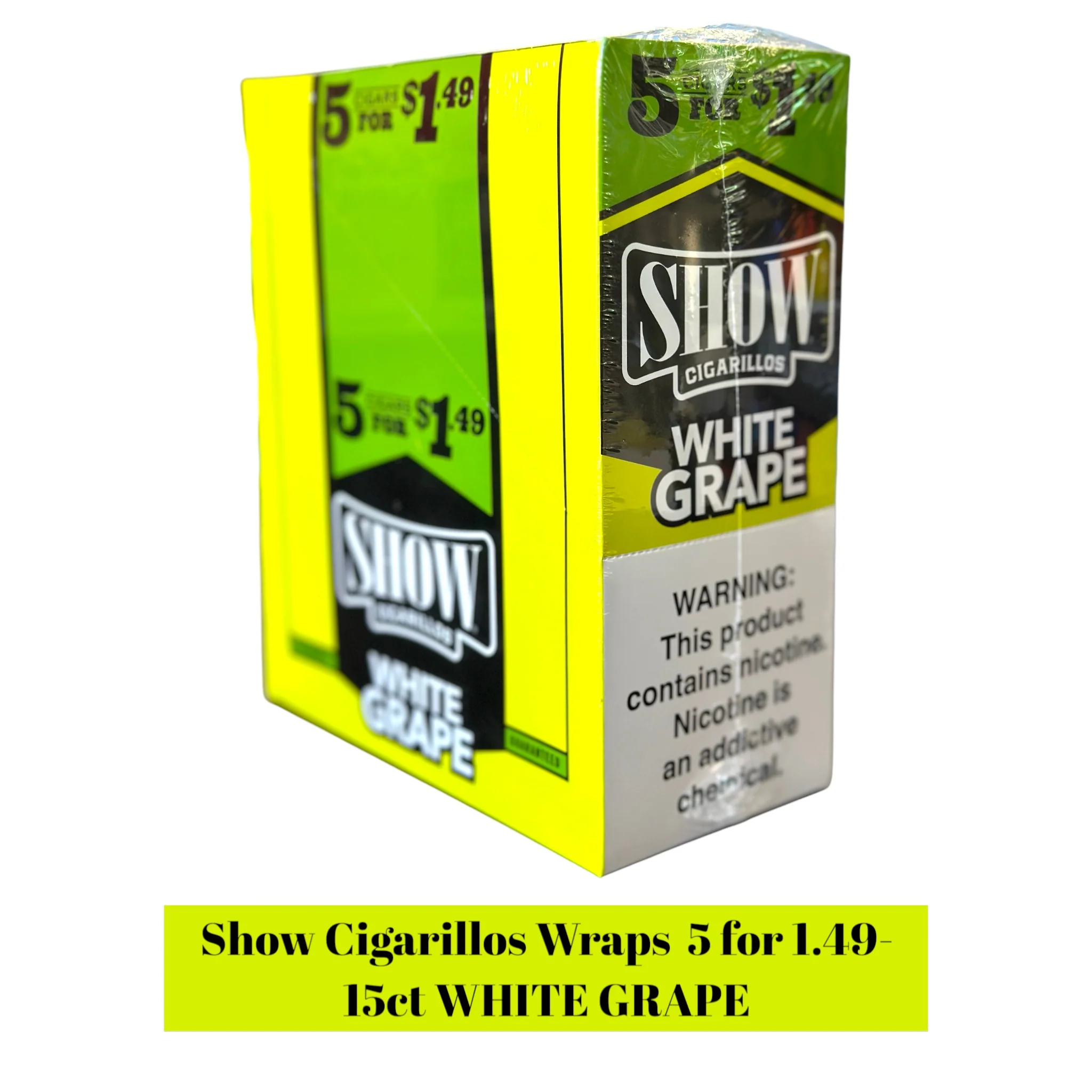 Show Cigarillos 5 for 1.49 - 15ct - Image 10
