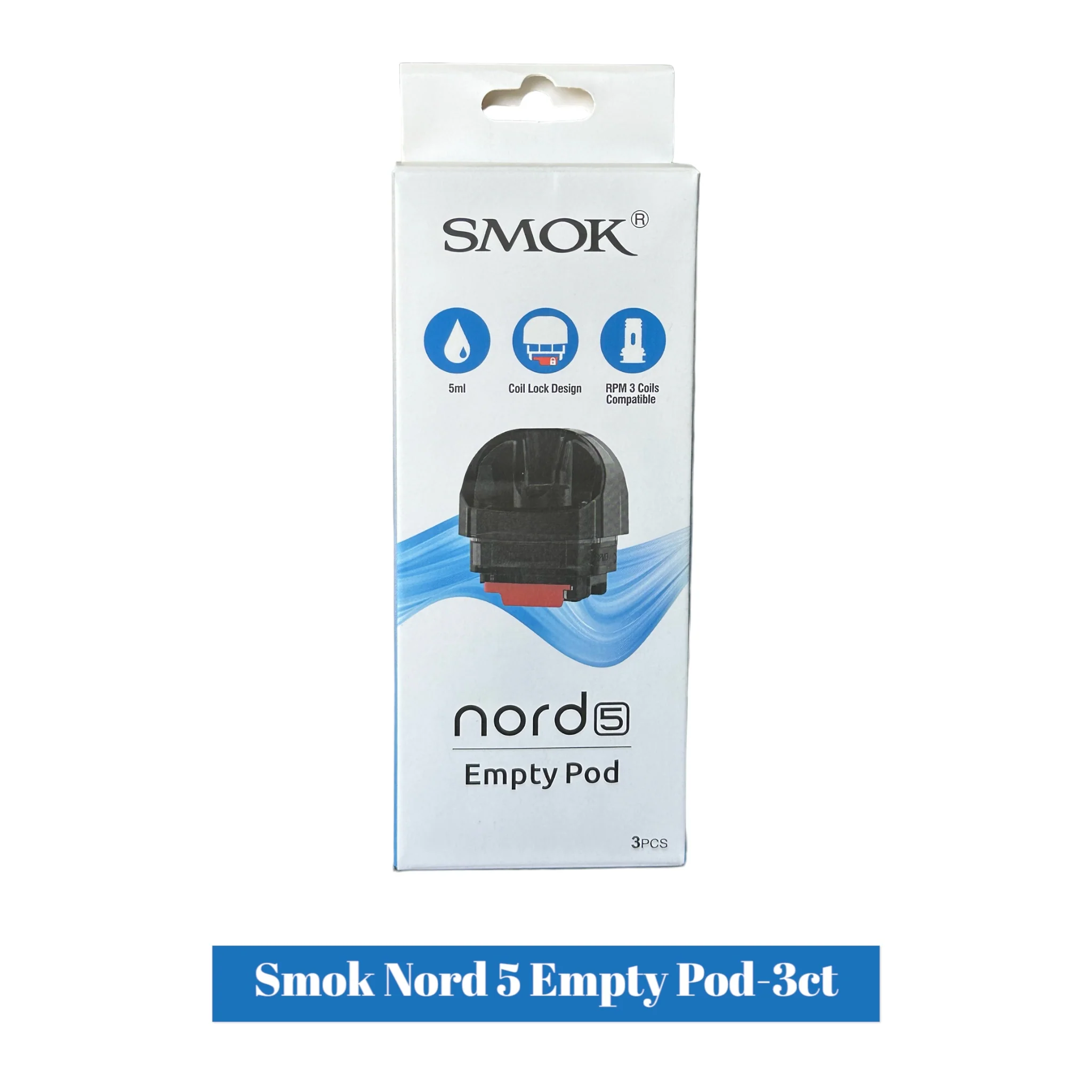 Smok Nord 5 Replacement Pods by Smok- 3 Pack - Image 2