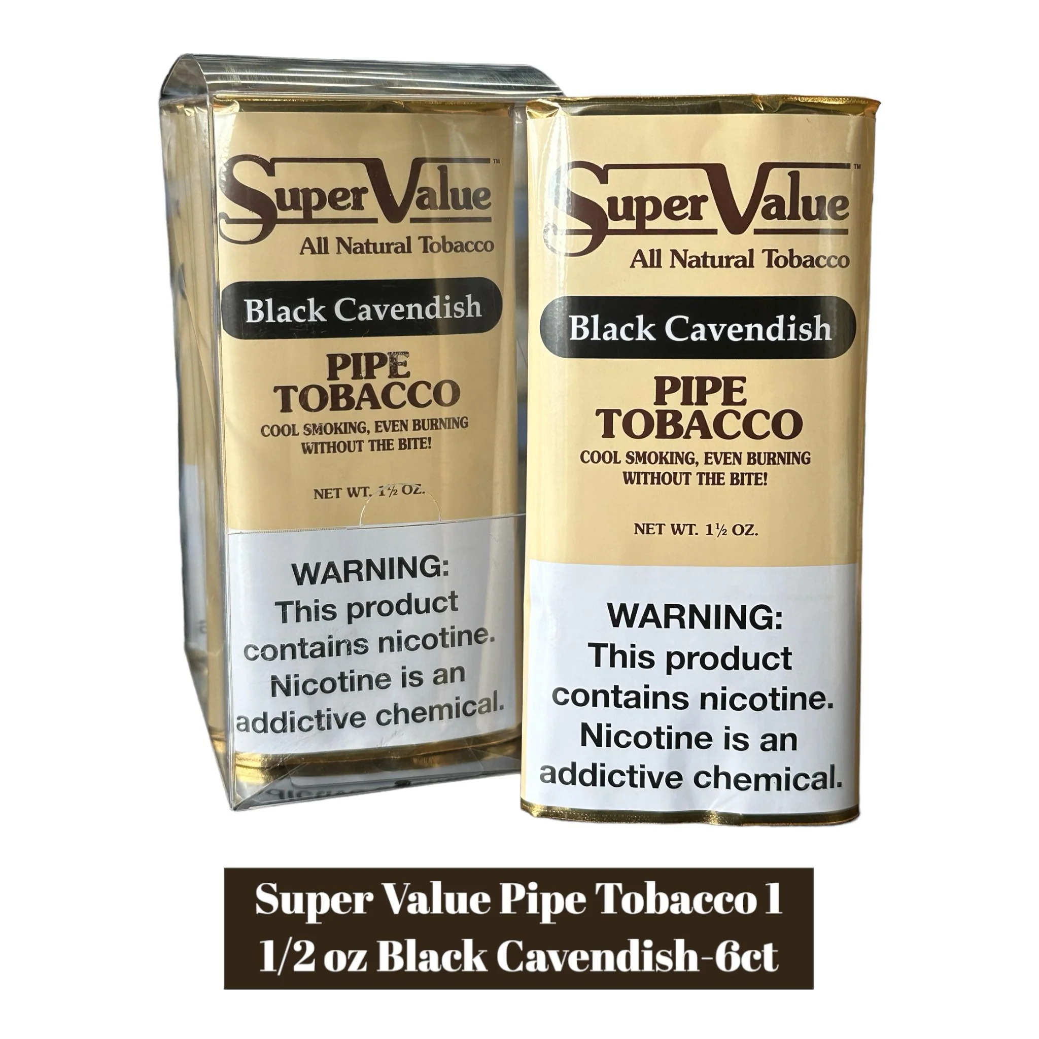 Super Value Pipe Tobacco 1.5 oz -6ct - Image 3