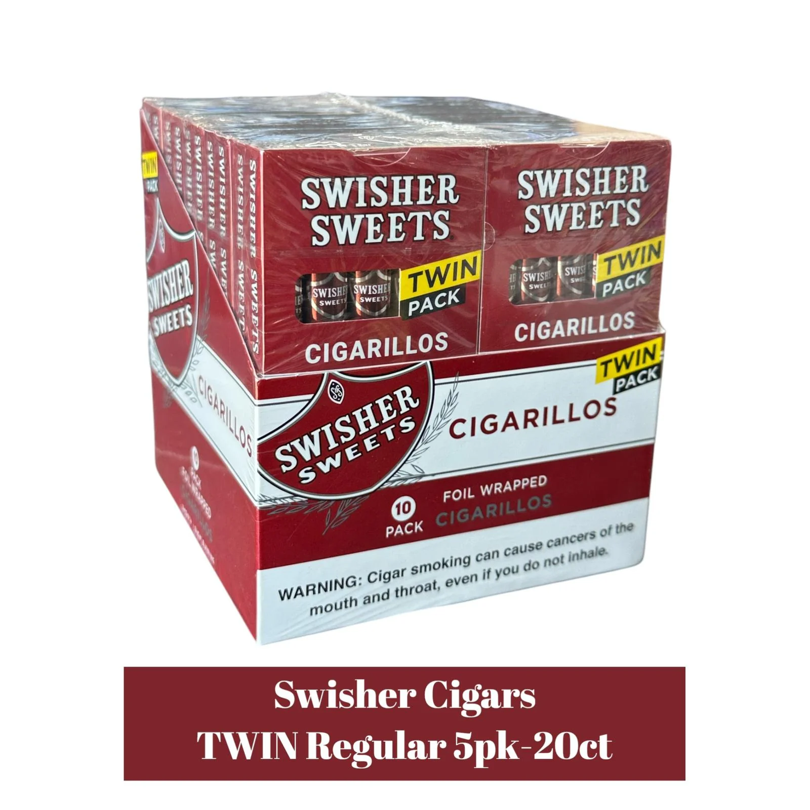 Swisher Cigars TWIN Regular 5pk -20ct - Image 2