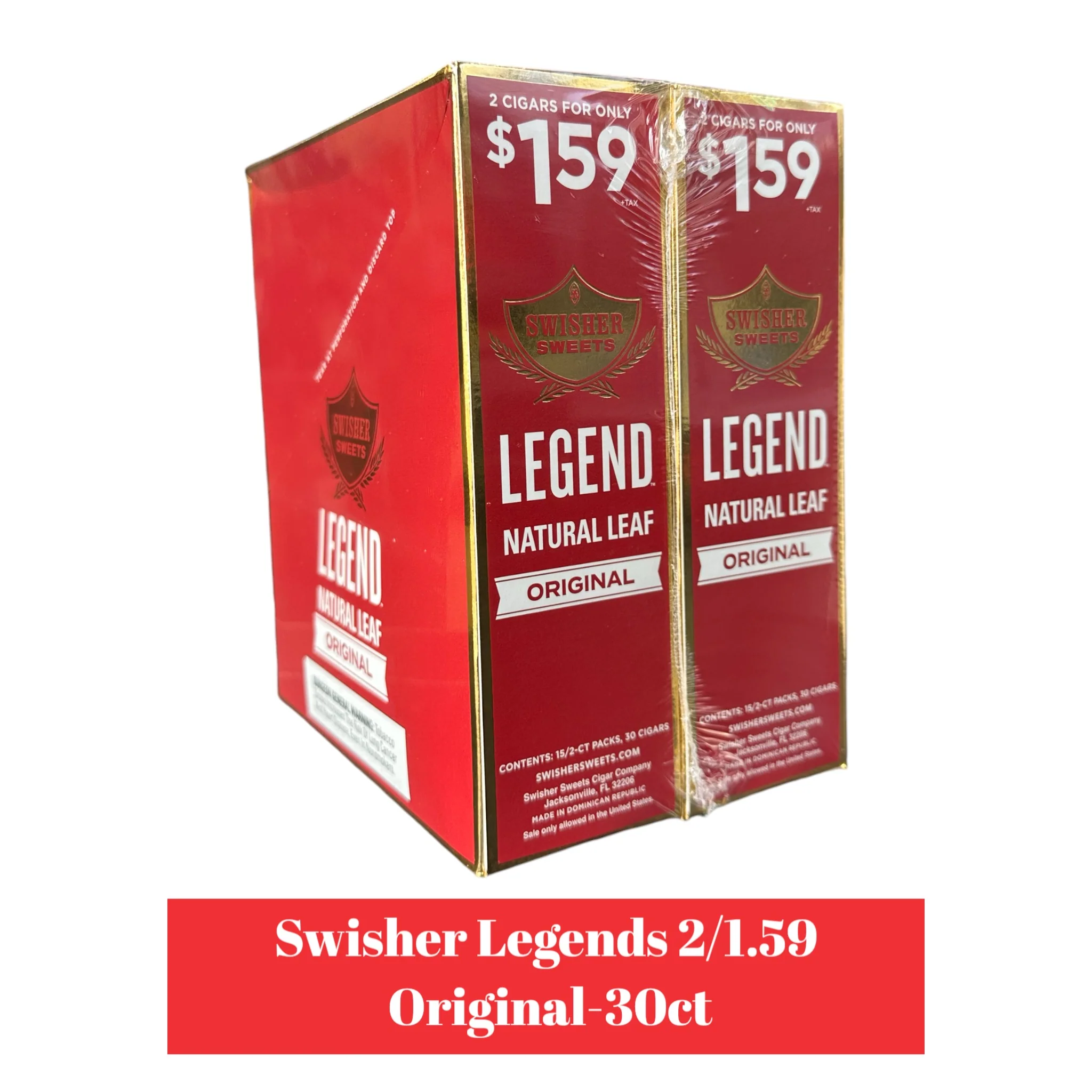 Swisher Legend Cigarillos 1.59 2pk- 30ct - Image 2