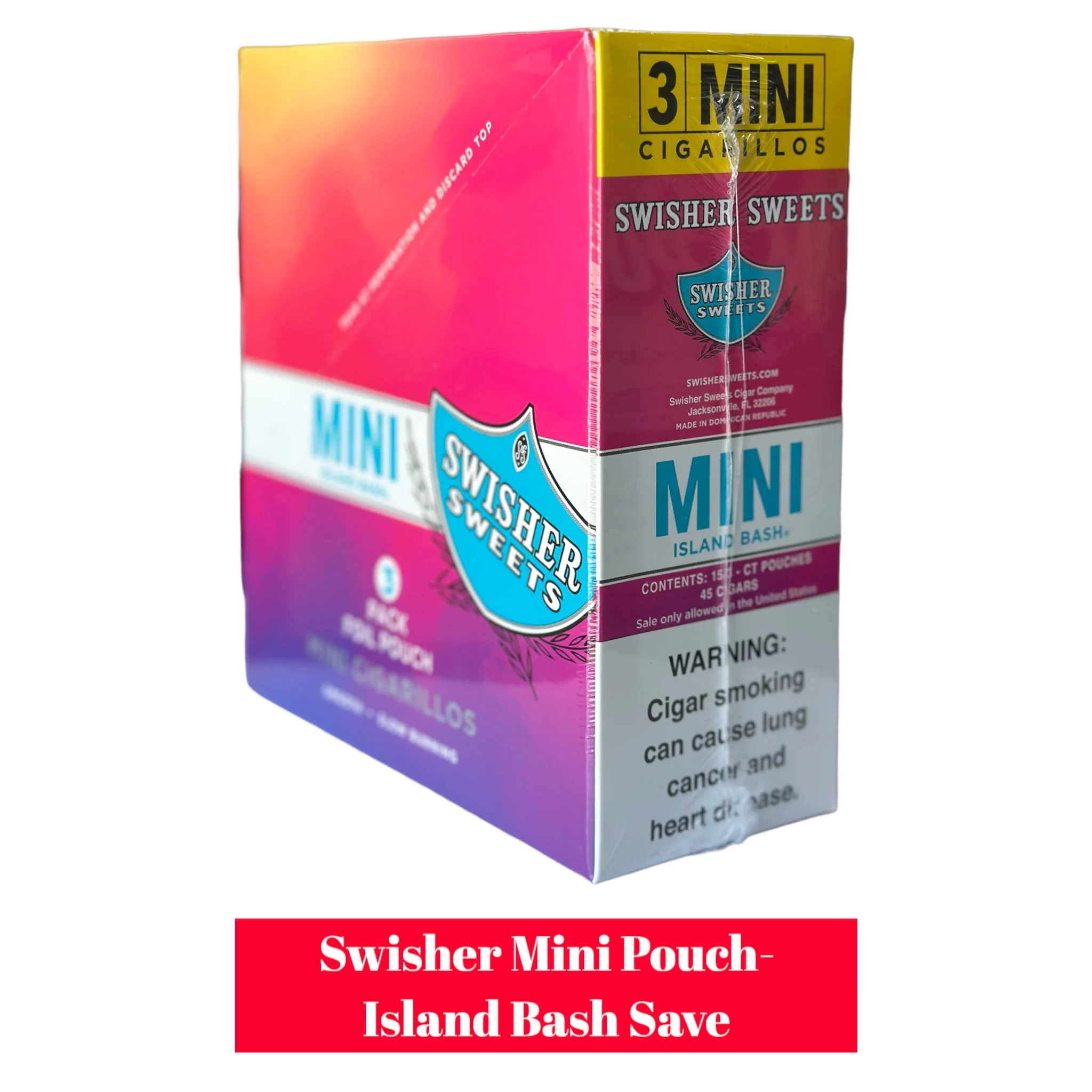 Swisher Mini Pouch 3pk Display- 15ct - Image 8