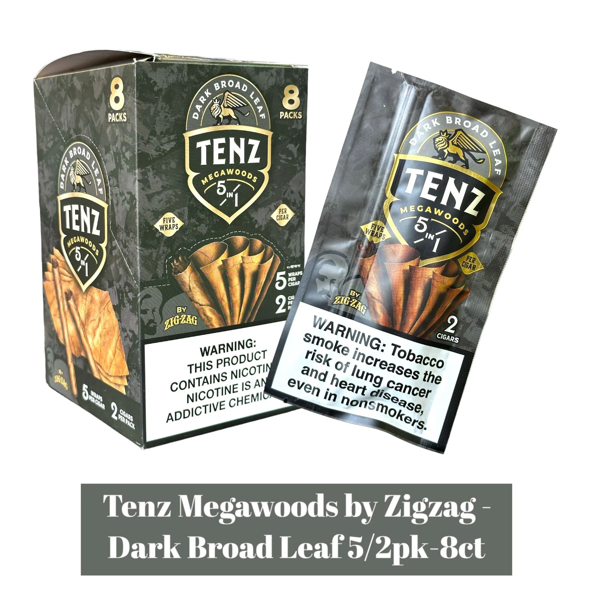 Tenz Megawoods By Zig Zag 5/2pk -8ct - Image 3