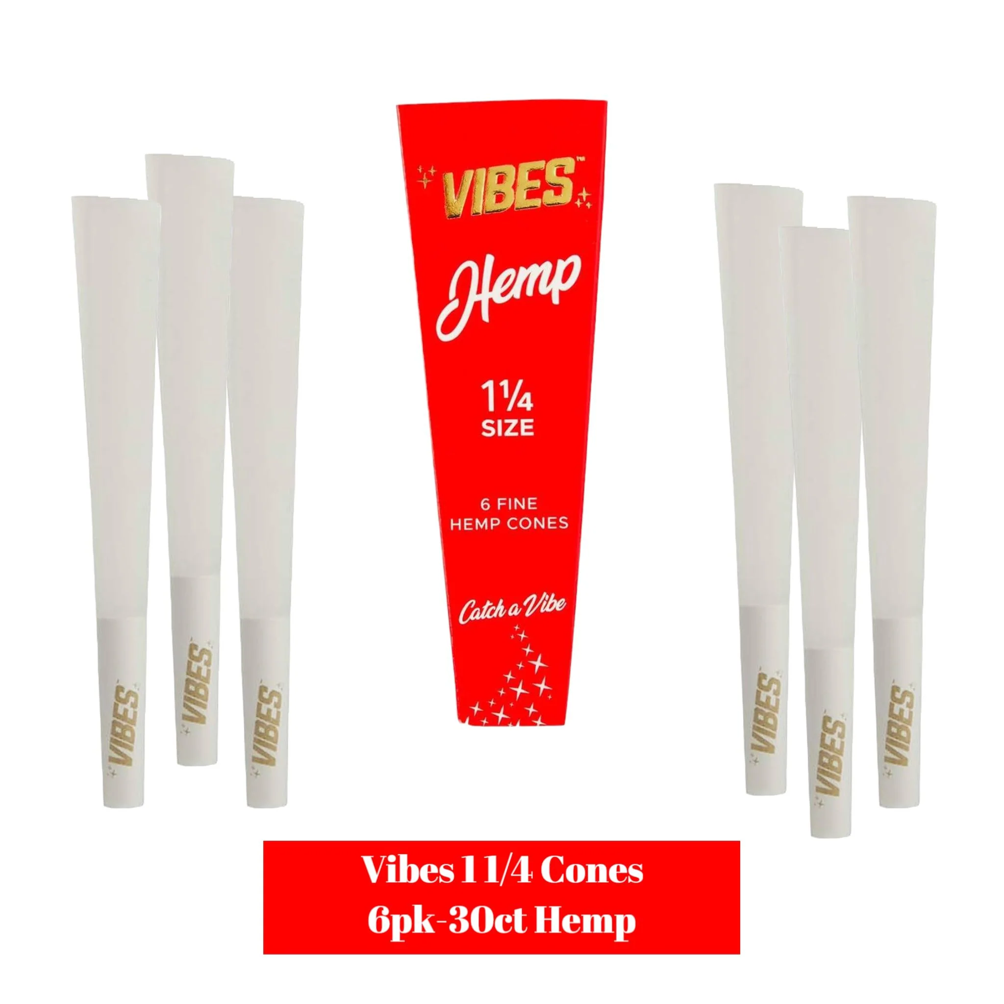 Vibes 1 1/4 Cone 6pk-30ct - Image 2