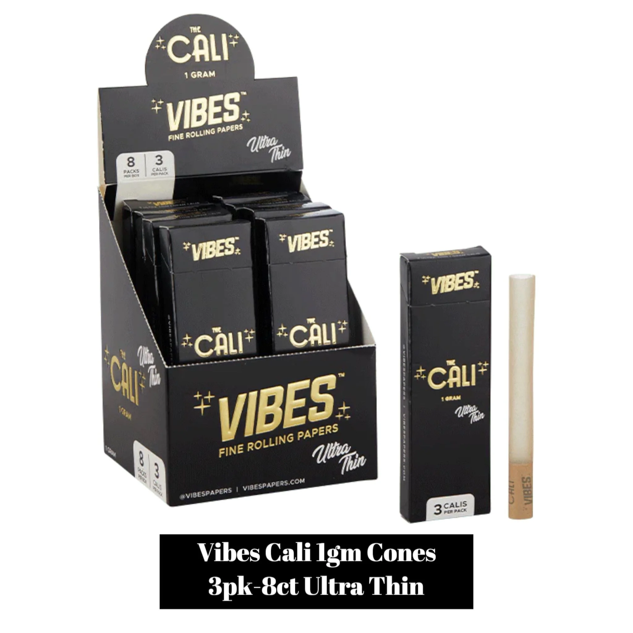 Vibes CALI Cone 1gm 3pk-8ct - Image 4