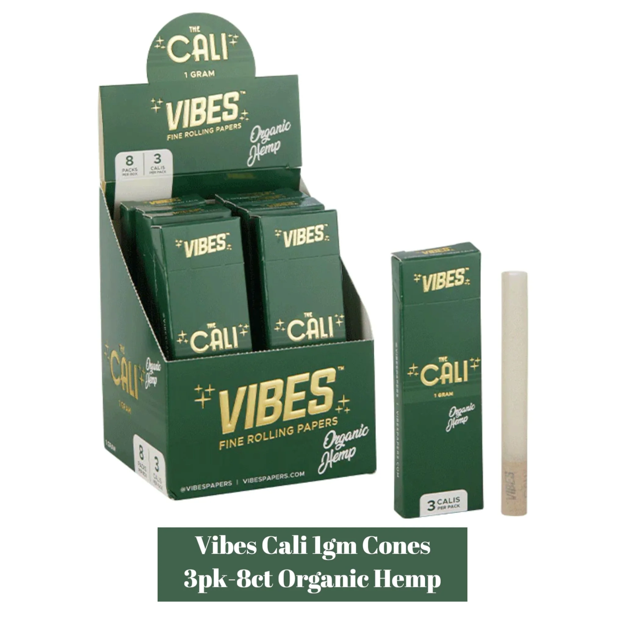 Vibes CALI Cone 1gm 3pk-8ct - Image 5