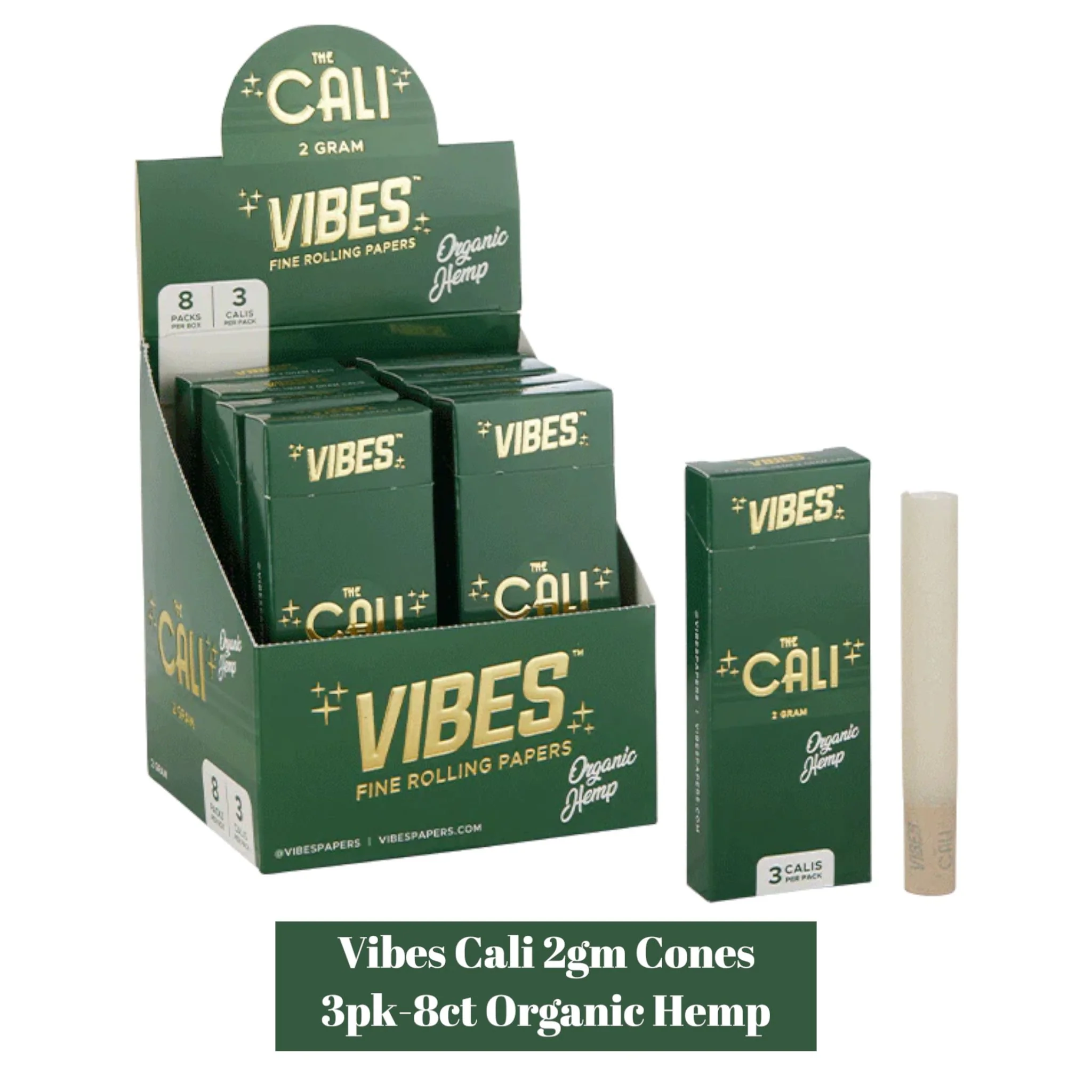 Vibes CALI Cone 2gm 3pk-8ct - Image 5