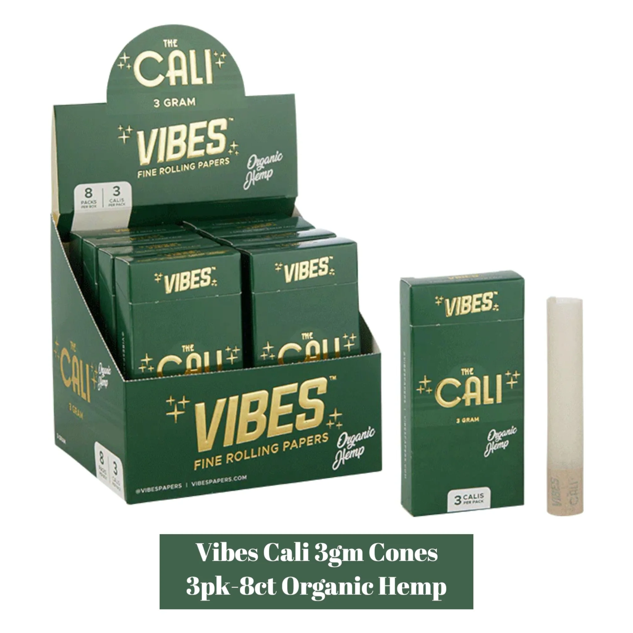 Vibes CALI Cone 3gm 3pk-8ct - Image 4