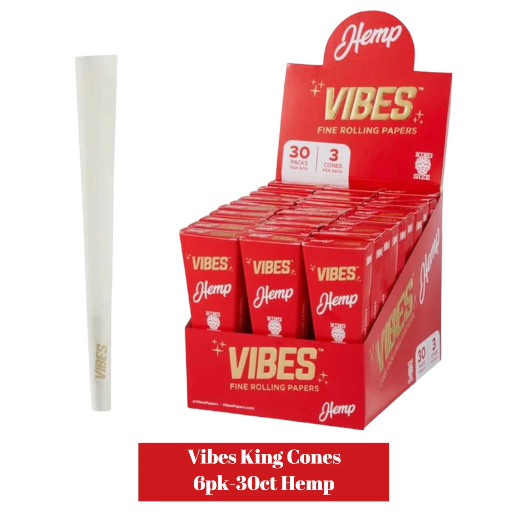Vibes KING Cone 3pk-30ct - Image 2
