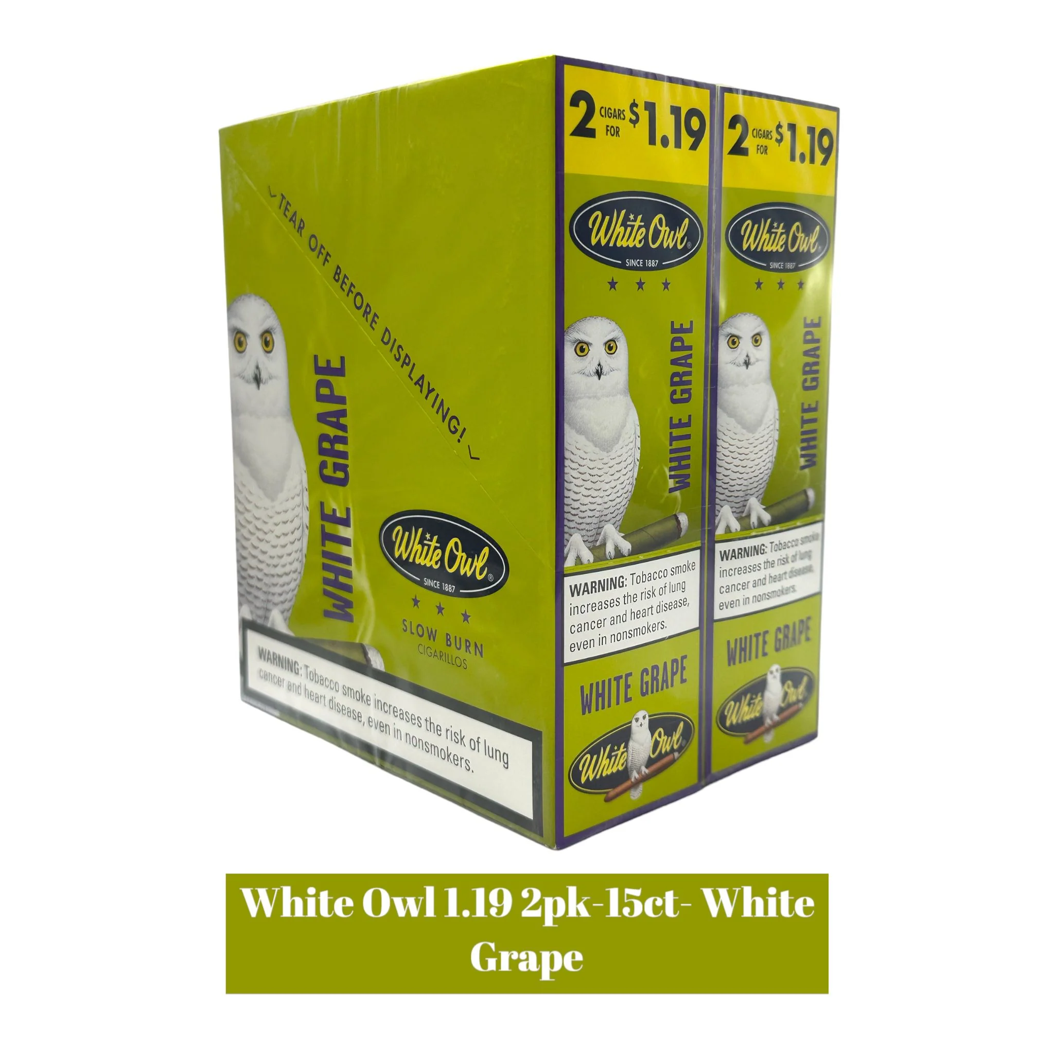 White Owl Cigarillos 1.19 2pk-15ct - Image 9