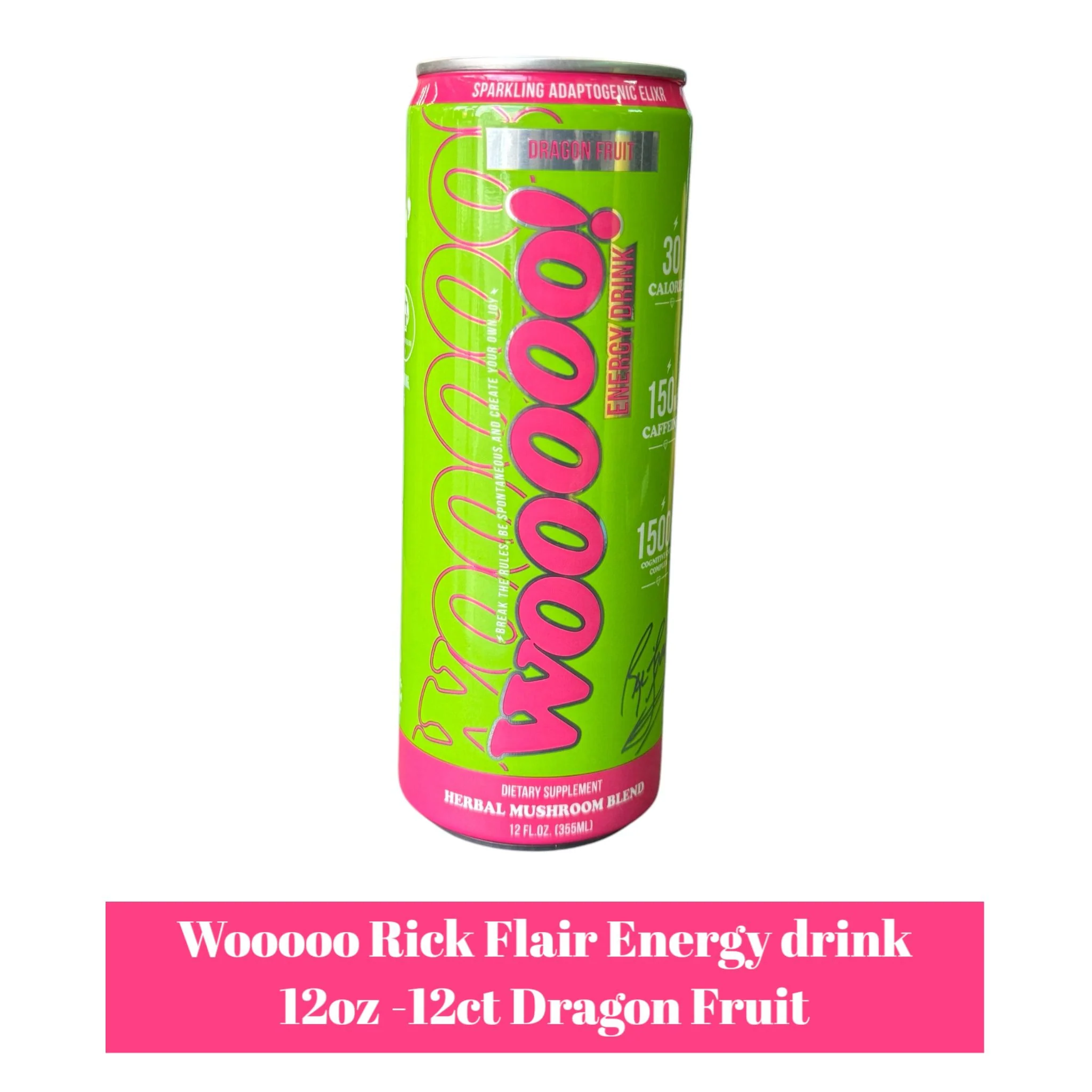 Wooooo Ric Flair Energy Drink 12oz- 12ct - Image 4