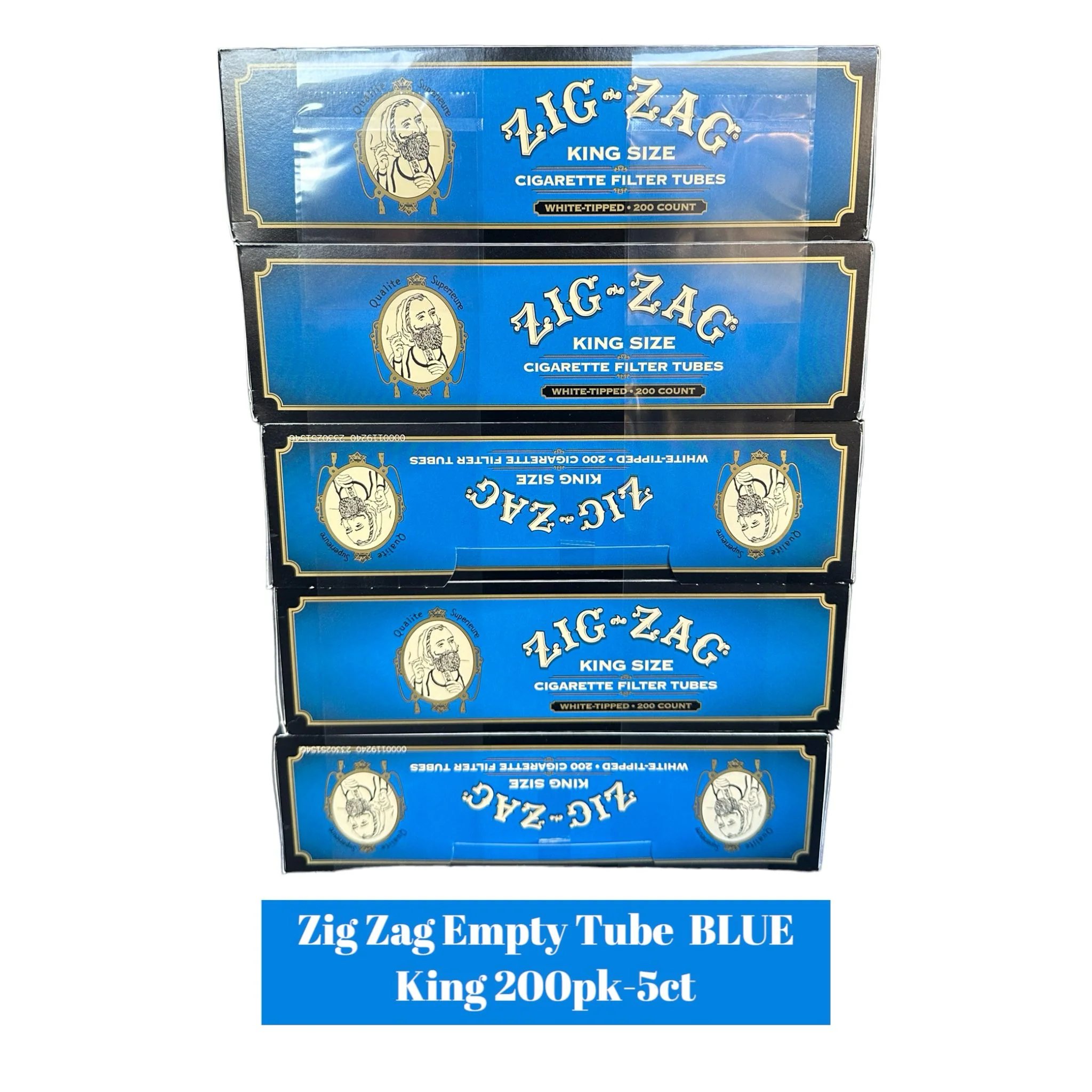Zig Zag Empty Tube King 200pk-5ct - Image 2