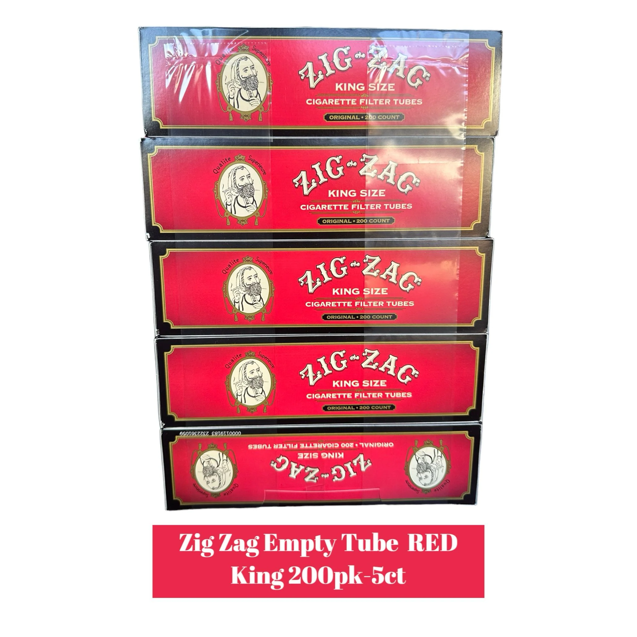 Zig Zag Empty Tube King 200pk-5ct - Image 3