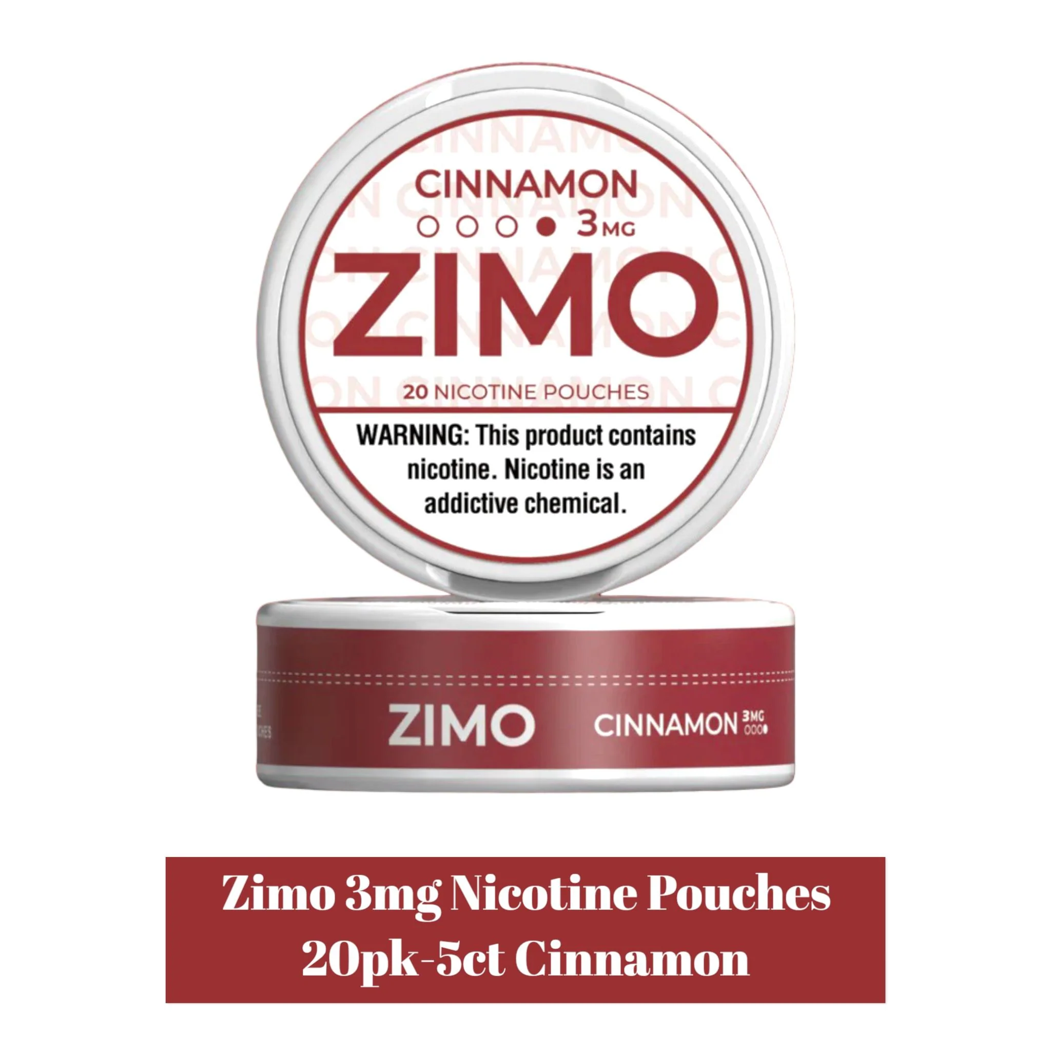 Zimo 3mg Nicotine Pouches 20pk -5ct - Image 5