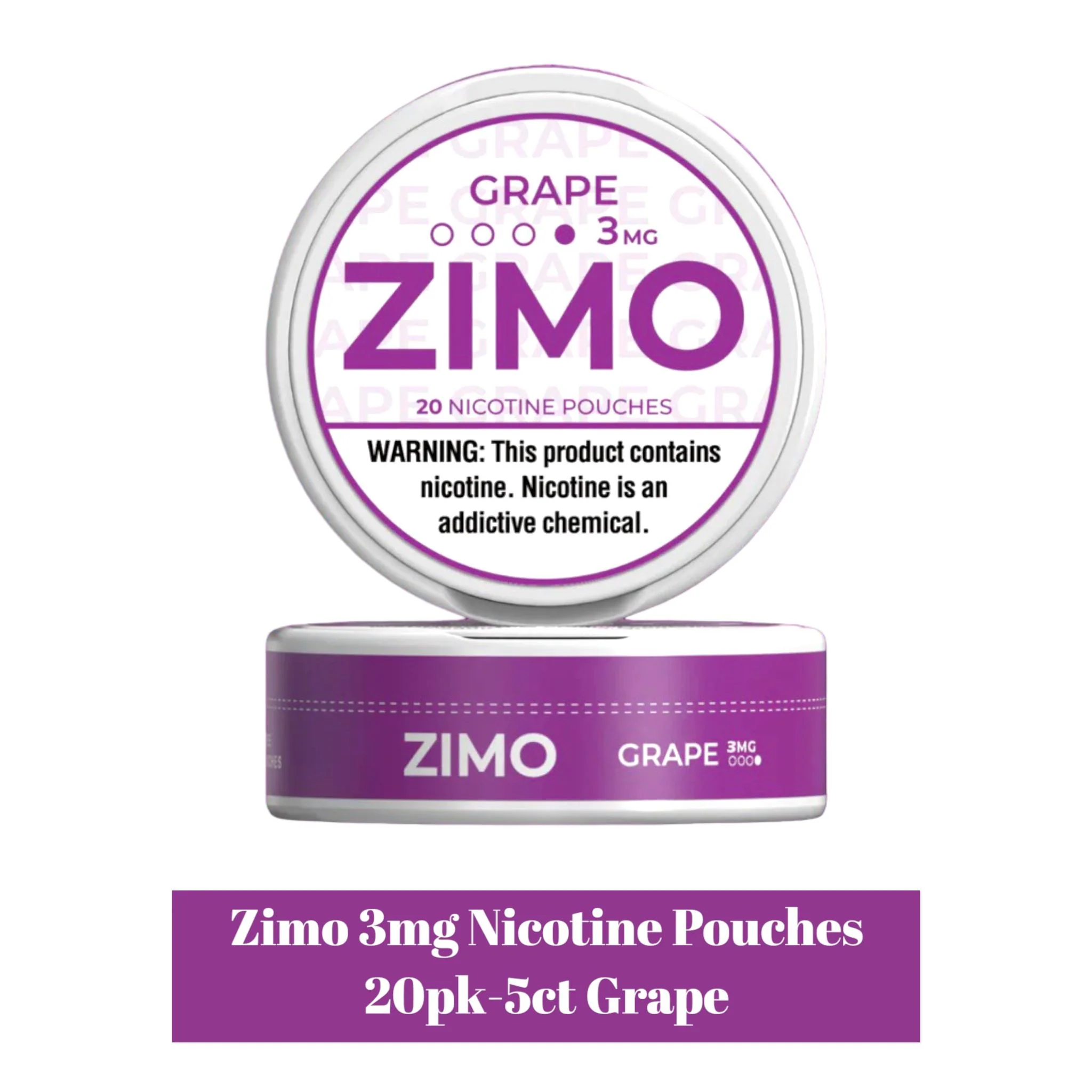Zimo 6mg Nicotine Pouches 20pk -5ct - Image 4
