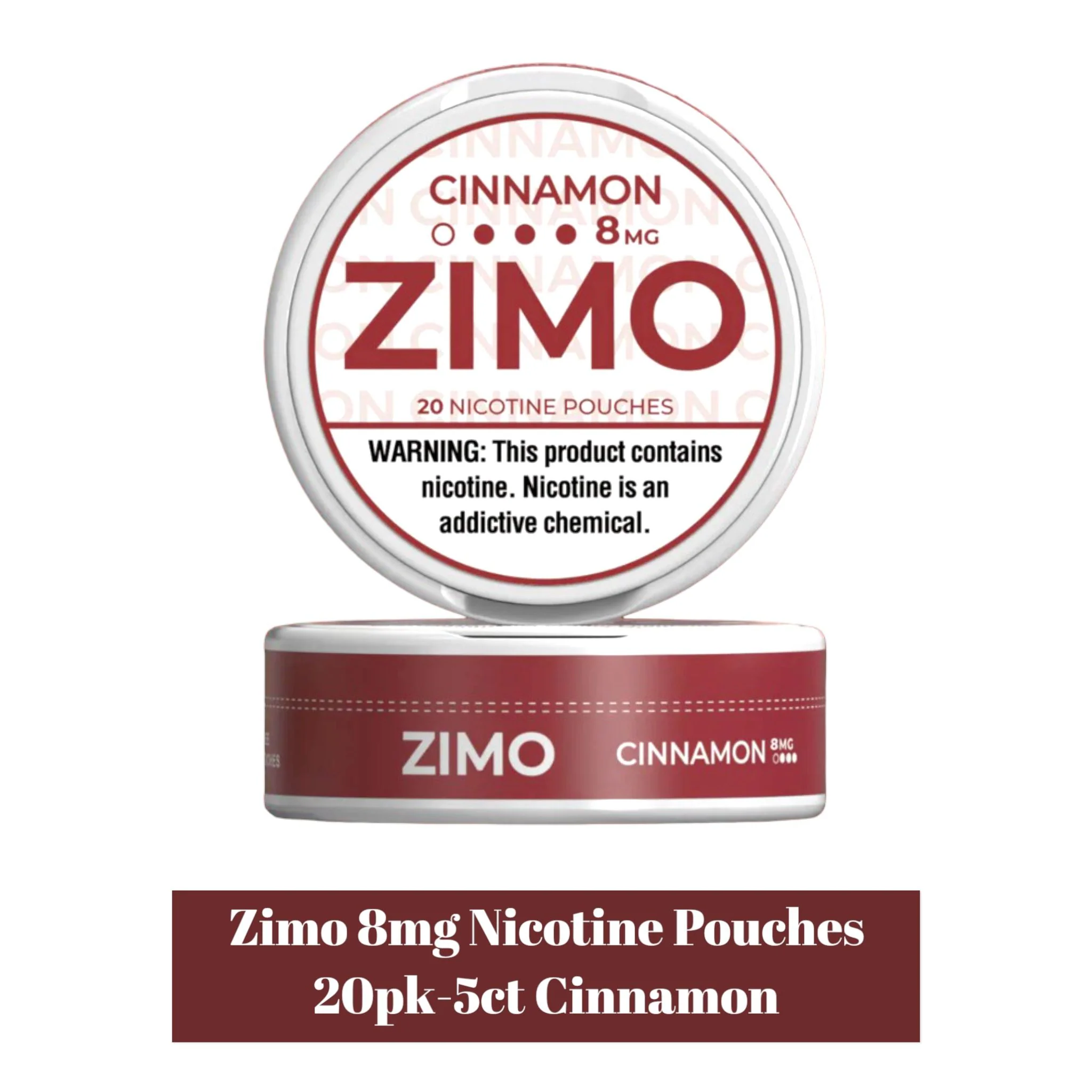 Zimo 8mg Nicotine Pouches 20pk -5ct - Image 3