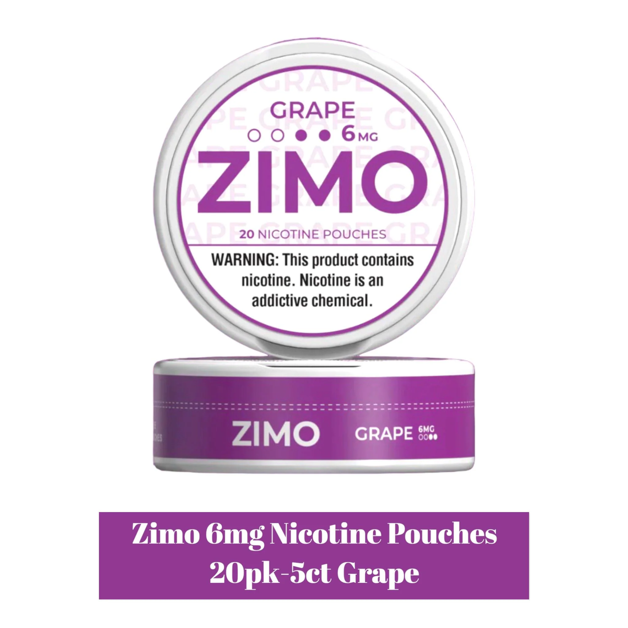 Zimo 8mg Nicotine Pouches 20pk -5ct - Image 4